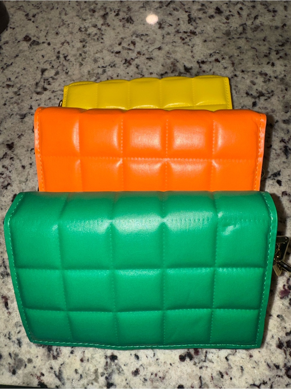 Quilted Small Hand bags with shoulder strap option - Unbranded